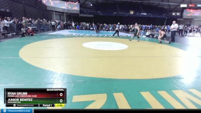 74 lbs Quarterfinal - Junior Benitez, Washington vs Ryan Grubb, Moses Lake Wrestling Club