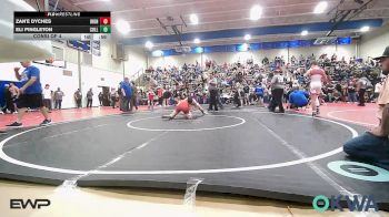 132 lbs Consi Of 4 - Zan'e Dyches, IRONMEN Wrestling Club vs Eli Pingleton, Collinsville Cardinal Youth Wrestling