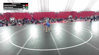 16U Boys - 113 lbs 5th Place Match - Cade Harlan, Moen Wrestling Academy vs Pearce Mathison, Wisconsin