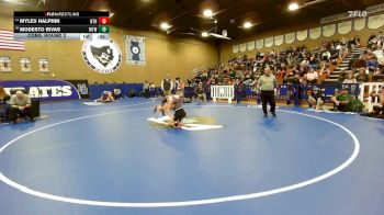 126 lbs Cons. Round 2 - Modesto Rivas, Mt. Whitney vs Myles Halphin, North