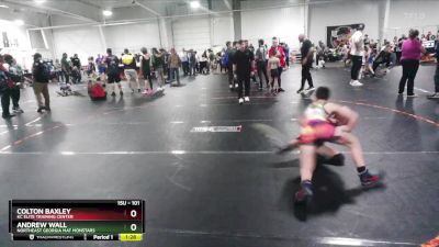 101 lbs Round 5 - Andrew Wall, Northeast Georgia Mat Monstars vs Colton Baxley, KC Elite Training Center