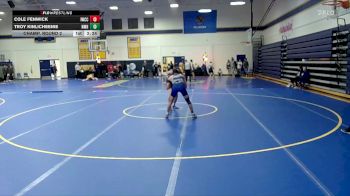 149 lbs Champ. Round 2 - Cole Fenwick, Iowa Western Community College vs Troy Kinlicheenie, New Mexico Highlands