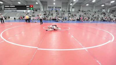 126 lbs Rr Rnd 3 - Emma Penna, Wrecking Crew Dream Crushers Magenta - HSG vs Kayden Dauch, 5forty Lady Brawlers - HSG