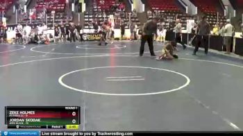 56 lbs Round 1 (6 Team) - Jordan Skodak, ARES Black vs Zeke Holmes, MI Pitbulls