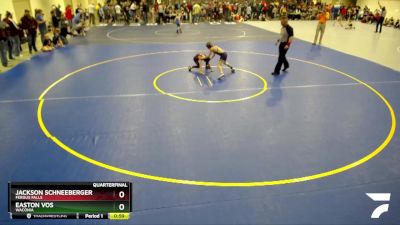 64C Quarterfinal - Jackson Schneeberger, Fergus Falls vs Easton Vos, Waconia