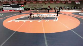125 lbs Champ. Round 1 - Ethan Aird, Augsburg vs Brady Mouser, Illinois Wesleyan
