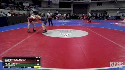 6A 150 lbs Quarterfinal - GARRETT WILLINGHAM, Hartselle vs Riley Cornutt, Clay Chalkville