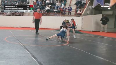 70_B lbs 3rd Place - Jacobi Burkett, Claysburg Kimmel vs Jackson Strittmatter, Holly Name