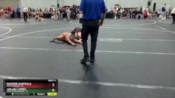 110 lbs Round 2 (4 Team) - Hunter Kapitula, Mat Assassins vs Leilani Lopez, Team Germantown