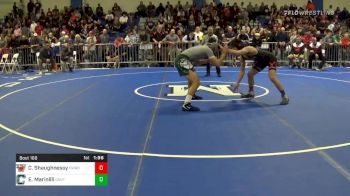 152 lbs Prelims - Cole Shaughnessy, Fairfield Warde vs Eddie Marinilli, Canton