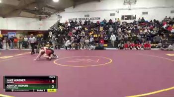 132 lbs Cons. Round 2 - Ashton Homan, Monroeville vs Jake Wagner, Smyrna