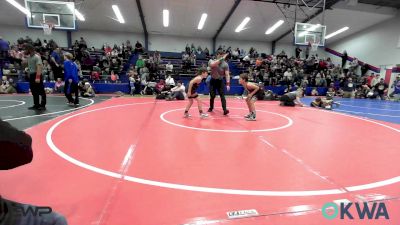 Rr Rnd 4 - Isaiah Tate, Barnsdall Youth Wrestling vs Elan Garrison, Coweta Tiger Wrestling