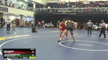 285 lbs Quarterfinal - Julian Bilezikjian, Rio Hondo College vs Dib Sawaya, Unattached