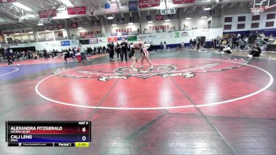 124 lbs Cons. Round 7 - Alexandra Fitzgerald, Sacred Heart vs Cali Leng, Iowa