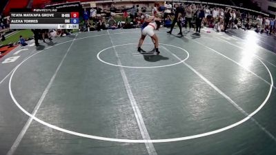 135 lbs Te'ata Mata'afa Grove, Hawaii HS Girls vs Alexa Torres, California HS Girls
