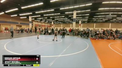 86 lbs Round 3 - Keegan Arthur, Ryse Wrestling Club vs Wyatt Rochell, Duncan Demon Wrestling