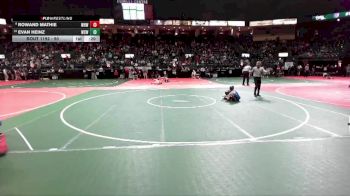 90 lbs Cons. Round 4 - Rowand Mathie, WHW2 vs Evan Heinz, WSW1