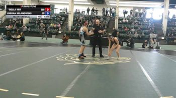 145 lbs Quarterfinal - Bella Mir, North Central College vs Jordan Milanowski, Davenport University