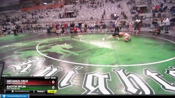 102 lbs 1st Place Match - Arcadius Cruz, Team Aggression WC vs Easton Bylin, Mat Demon WC