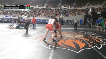 237-D2 5th Place Match - Yaritsa Rocha Luna, Cortez High School vs Sydney Valentino, Coconino High School