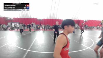 105 lbs 1st Place Match - Keilan Yang, Weigh In Club vs Royden Roslansky, Victory School Of Wrestling