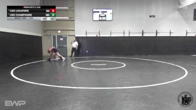 132 lbs Cons. Round 3 - Leo Champagne, Grace M Davis vs Leo Lucatero, Hollister High School