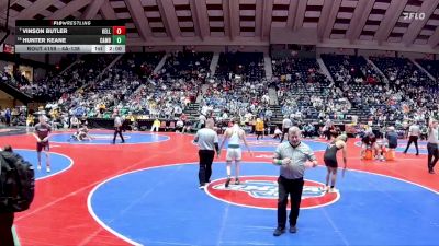 4A-138 lbs Quarterfinal - Vinson Butler, Kell vs Hunter Keane, Cambridge