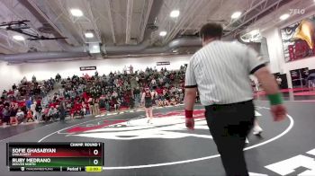 100 lbs Champ. Round 1 - Ruby Medrano, Denver North vs Sofie Ghasabyan, Eaglecrest