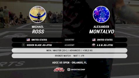 Michael Ross vs Alexander Montalvo 2025 ADCC Orlando Open/Youth Trials