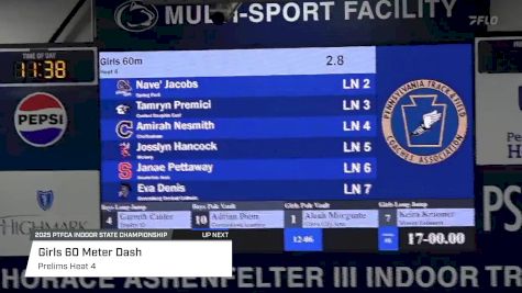 High School Girls' 60m, Prelims 4