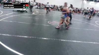 160 lbs Round 4 - Lane Redwine, Heritage vs Michael Crain, Seymour Wrestling Club