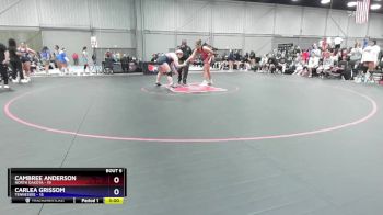 190 lbs Round 1 (16 Team) - Cambree Anderson, North Dakota vs Carlea Grissom, Tennessee