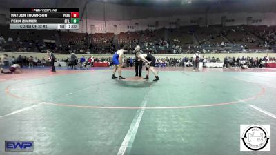 200 lbs Consi Of 32 #2 - Hayden Thompson, Prague vs Felix Zimmer, Stillwater Wrestling