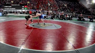6A 144 lbs Cons. Round 1 - Finn Case, Coeur D Alene vs Xyler Coleman, Meridian
