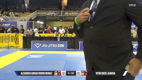 Vitor Crizel Almeida vs Alexander Adrian Osorio Mendez 2026 Pan Jiu Jitsu IBJJF Championship