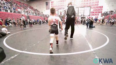 49 lbs Quarterfinal - Camden Ward, Weatherford Youth Wrestling vs LJ Gordon, Bridge Creek Youth Wrestling
