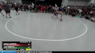 88 lbs Cons. Round 2 - Joshua Sanders, Red Cobra Wrestling Academy vs Case Freeman, Sebolt Wrestling Academy