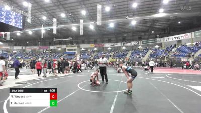 144 lbs Quarterfinal - Noah Weyers, Slvwc vs Trexton Harned, Warrior WC