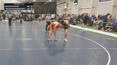 175 lbs Cons. Rd Of 16 - Hunter Bickford, Dubuque Wrestling Club vs William Theofanopoulos, Legends Of Gold Las Vegas