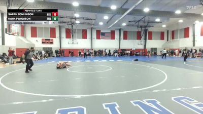 140 lbs Cons. Round 6 - Kara Ferguson, Eagle vs Sarah Tomlinson, Meridian