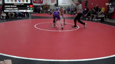 144 lbs Round 5 - Charles Lahey, Dubuque Hempstead vs Xaiver Nelson, Keokuk