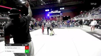 62 lbs Final - Anthony Salinas Lenox, Pomona Elite vs Peyton Potter, Green River Grapplers