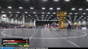 136 lbs Semifinal - Rylee Dearwester, OH vs Isabella Huber, AZ