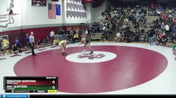 132 lbs Cons. Round 4 - Sebastian Quintana, Sierra Vista vs Eric Quintero, Lakeside