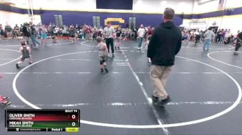 49 lbs 3rd Place Match - Oliver Smith, Carolina Reapers vs Mikah Smith, Carolina Reapers