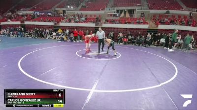 132 lbs Quarters & 1st Wb (16 Team) - Alonzo Cuellar, Katy Paetow vs John Marriott, Katy