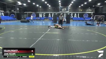 130 lbs Round 4 (8 Team) - Killian Prewitt, Michigan Gold Pitbulls vs Zane McCabe, Michigan Monkeys