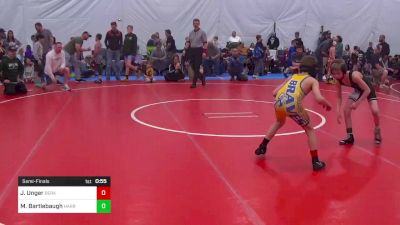 70 lbs Semifinal - Jasen Unger, Berkeley Springs vs Max Bartlebaugh, Harrisburg