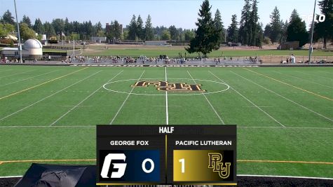 Replay: George Fox vs Pacific Lutheran | Sep 20 @ 12 PM