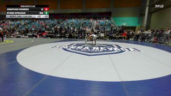 138 lbs Round Of 16 - Jonathon Romero, Volcano Vista vs Ryder Sprague, West Linn